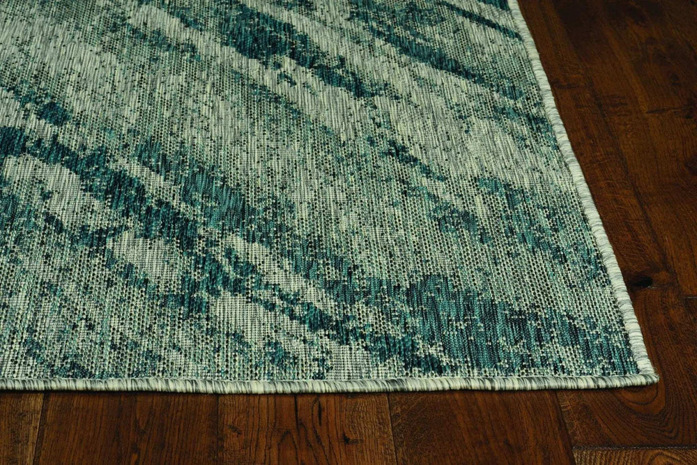 3' X 4' Gray Abstract Indoor Outdoor Area Rug - Homeroots - Flyclothing LLC