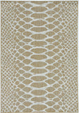 3' X 4' Ivory Abstract Indoor Outdoor Area Rug - Homeroots - Flyclothing LLC