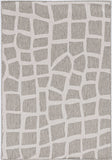 3' X 4' Gray and Ivory Cobblestone Area Rug - Homeroots - Flyclothing LLC