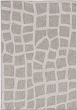 5' X 8' Gray Abstract Indoor Outdoor Area Rug - Homeroots - Flyclothing LLC