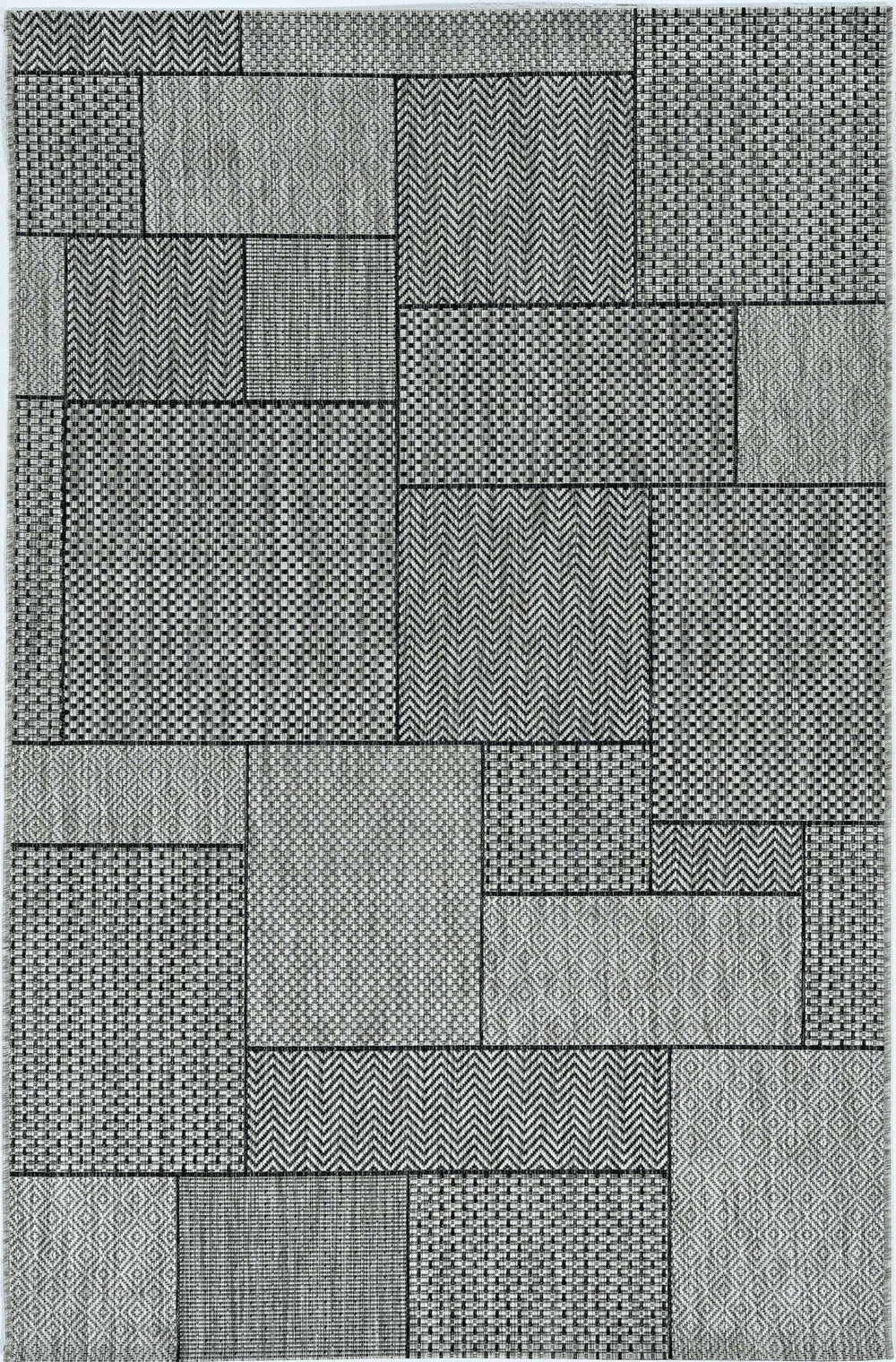 3' X 4' Gray Southwestern Indoor Outdoor Area Rug - Homeroots - Flyclothing LLC