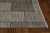 3' X 5' Gray Abstract Indoor Outdoor Area Rug - Homeroots - Flyclothing LLC