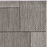 3' X 5' Gray Abstract Indoor Outdoor Area Rug - Homeroots - Flyclothing LLC