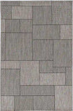 8' X 11' Gray Southwestern Indoor Outdoor Area Rug - Homeroots - Flyclothing LLC