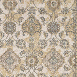 2' X 3' Ivory Wool Floral Vines Area Rug - Homeroots - Flyclothing LLC