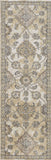 2' X 7' Ivory Sand Floral Vine Wool Indoor Runner Rug - Homeroots - Flyclothing LLC