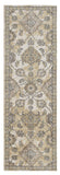 2' X 7' Ivory Sand Floral Vine Wool Indoor Runner Rug - Homeroots - Flyclothing LLC