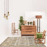 3' X 5' Ivory Wool Floral Vines Area Rug - Homeroots - Flyclothing LLC