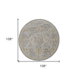 108 X 108 Sage Green Wool Rug - Homeroots - Flyclothing LLC