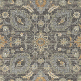 2' X 3' Taupe Machine Woven Vintage Floral Traditional Indoor Accent Rug - Homeroots - Flyclothing LLC