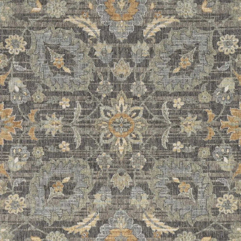 9' X 13' Taupe Machine Woven Vintage Floral Traditional Indoor Area Rug - Homeroots - Flyclothing LLC