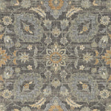 9' X 13' Taupe Machine Woven Vintage Floral Traditional Indoor Area Rug - Homeroots - Flyclothing LLC