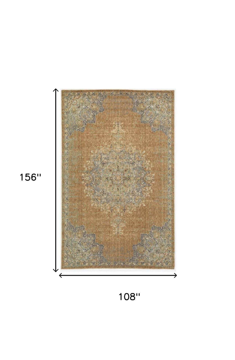 108 X 156 Coffee Wool Rug - Homeroots - Flyclothing LLC