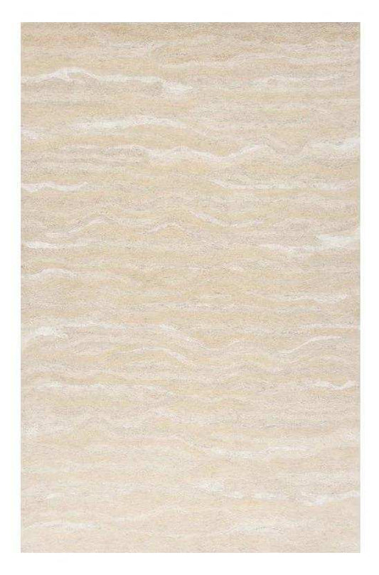 5' X 7' Ivory Hand Tufted Abstract Indoor Area Rug - Homeroots - Flyclothing LLC