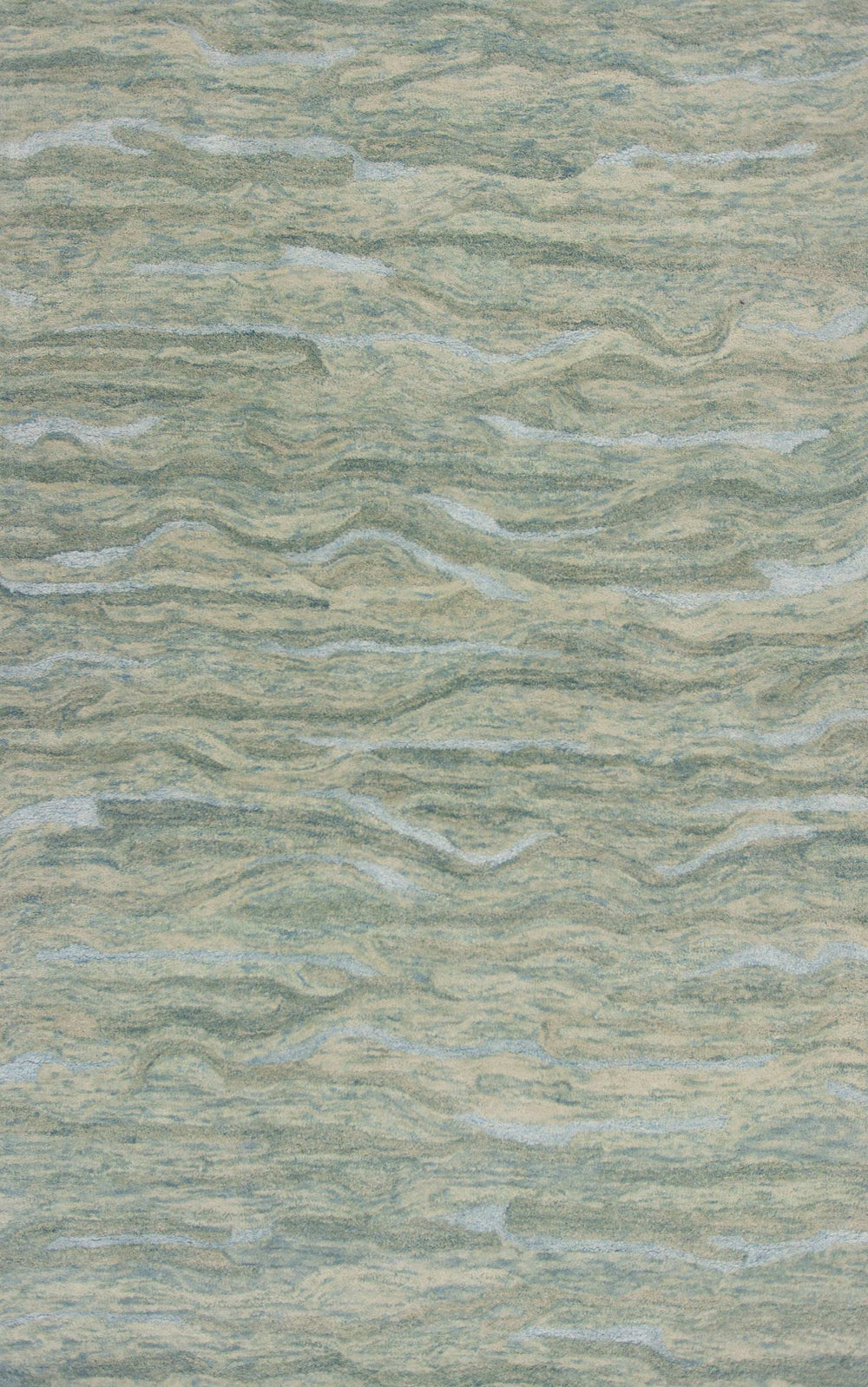 3' X 5' Seafoam Blue Hand Tufted Abstract Indoor Area Rug - Homeroots - Flyclothing LLC