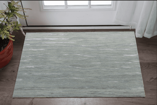 3' X 5' Slate Grey Hand Tufted Abstract Indoor Area Rug - Homeroots - Flyclothing LLC