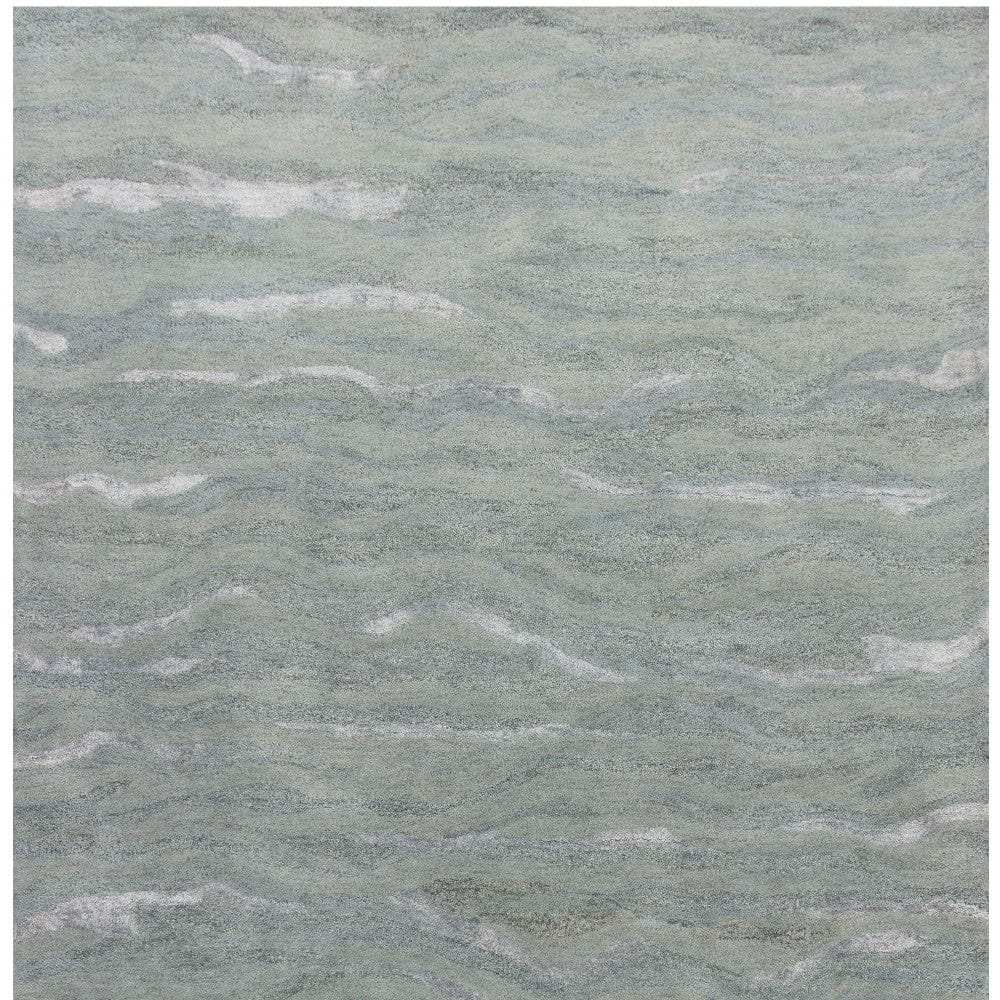 3' X 5' Slate Grey Hand Tufted Abstract Indoor Area Rug - Homeroots - Flyclothing LLC