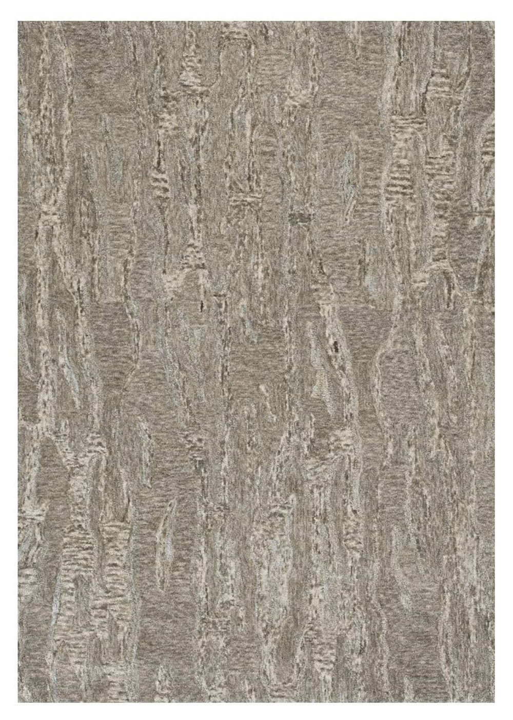 5' X 7' Sand Plain Wool Indoor Area Rug With Viscose Highlights - Homeroots - Flyclothing LLC