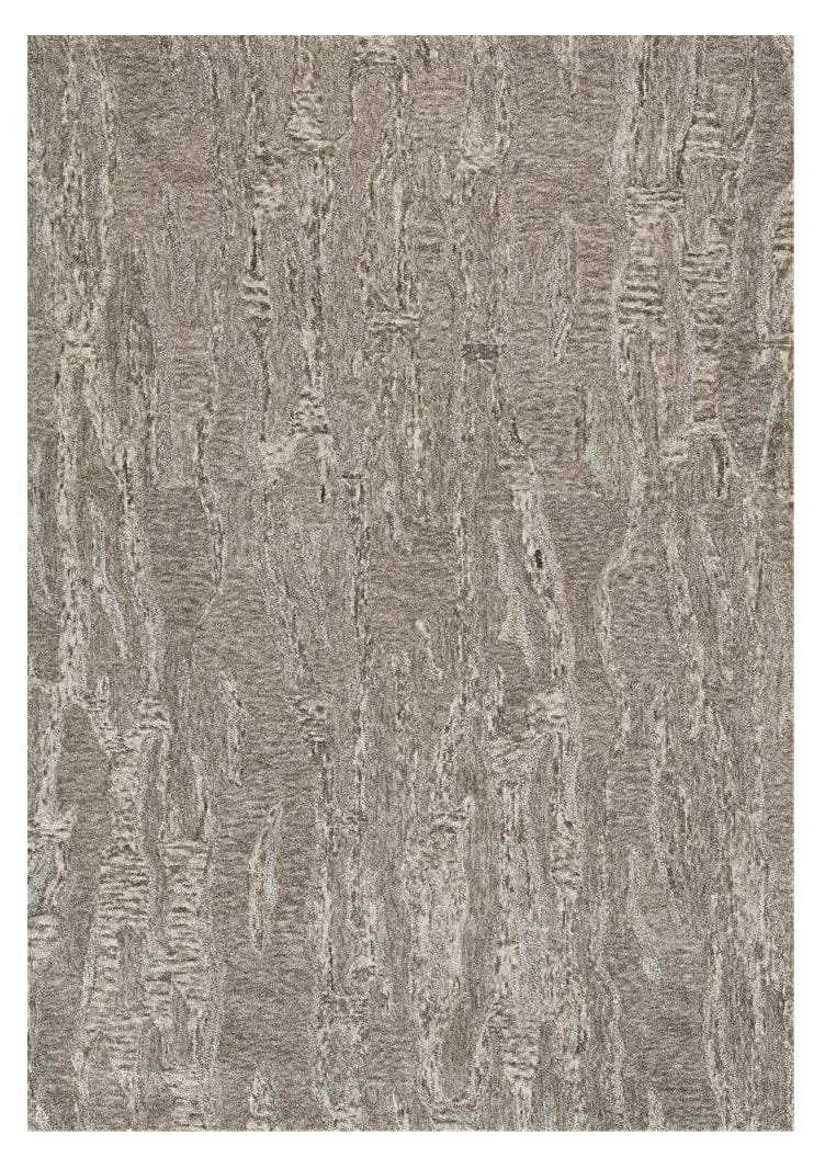 8' X 10' Sand Hand Tufted Abstract Indoor Area Rug - Homeroots - Flyclothing LLC