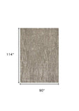 8' X 10' Sand Hand Tufted Abstract Indoor Area Rug - Homeroots - Flyclothing LLC