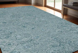 5' X 7' Seafoam Wool Hand Tufted Area Rug - Homeroots - Flyclothing LLC