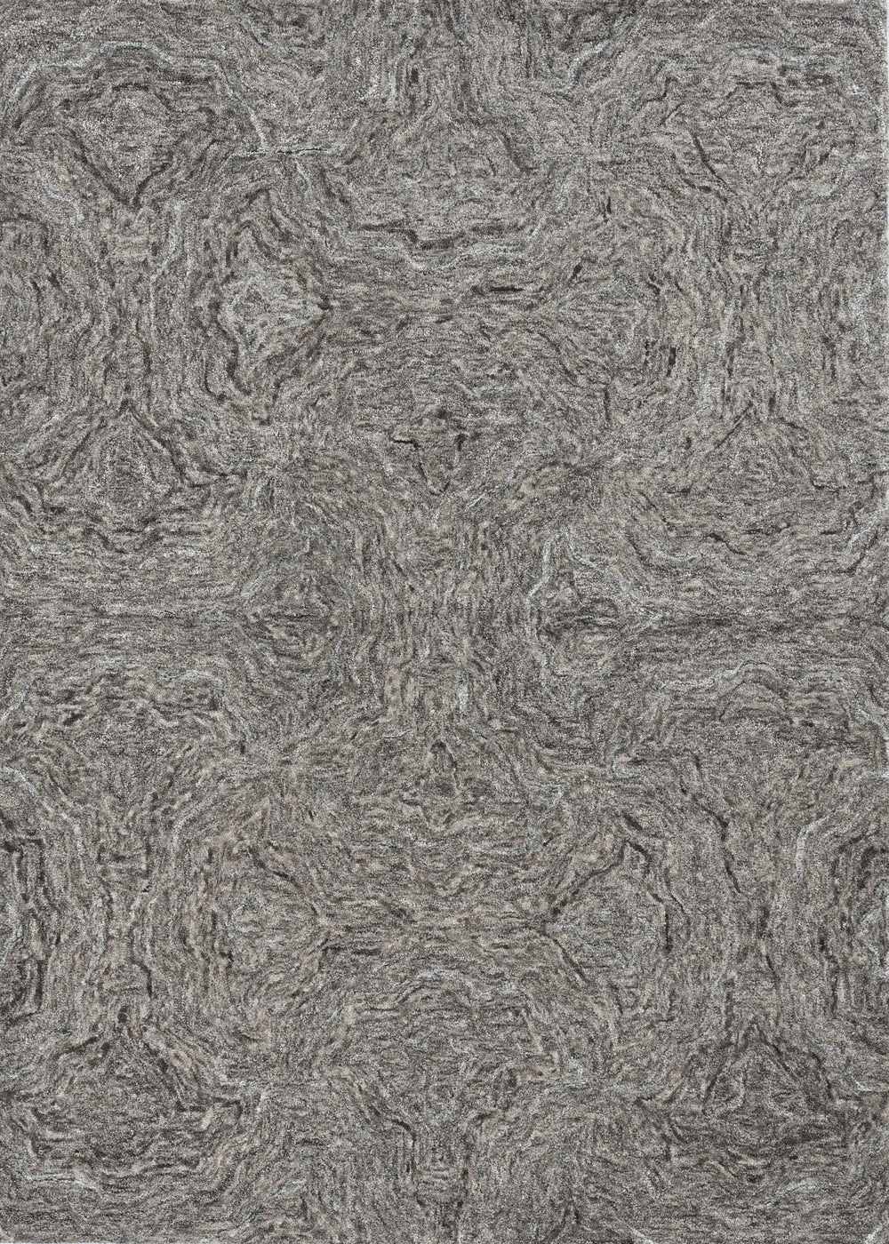 3' X 5' Grey Hand Tufted Abstract Indoor Area Rug - Homeroots - Flyclothing LLC