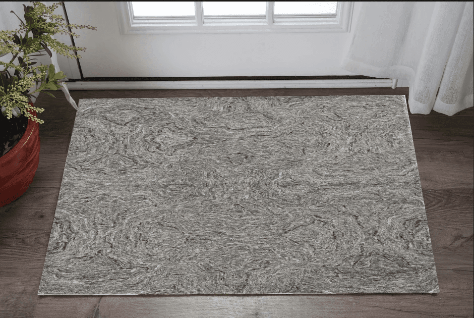 3' X 5' Grey Hand Tufted Abstract Indoor Area Rug - Homeroots - Flyclothing LLC