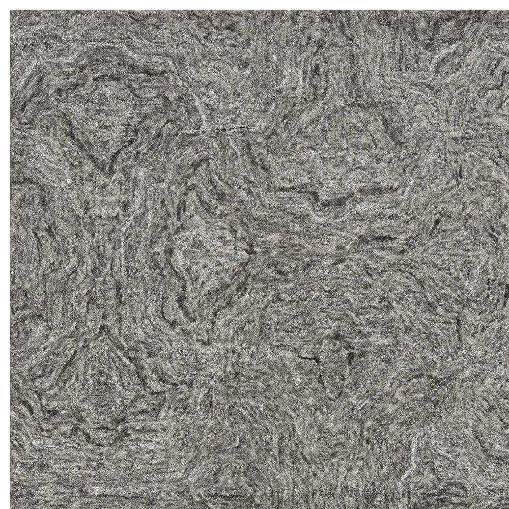 3' X 5' Grey Hand Tufted Abstract Indoor Area Rug - Homeroots - Flyclothing LLC
