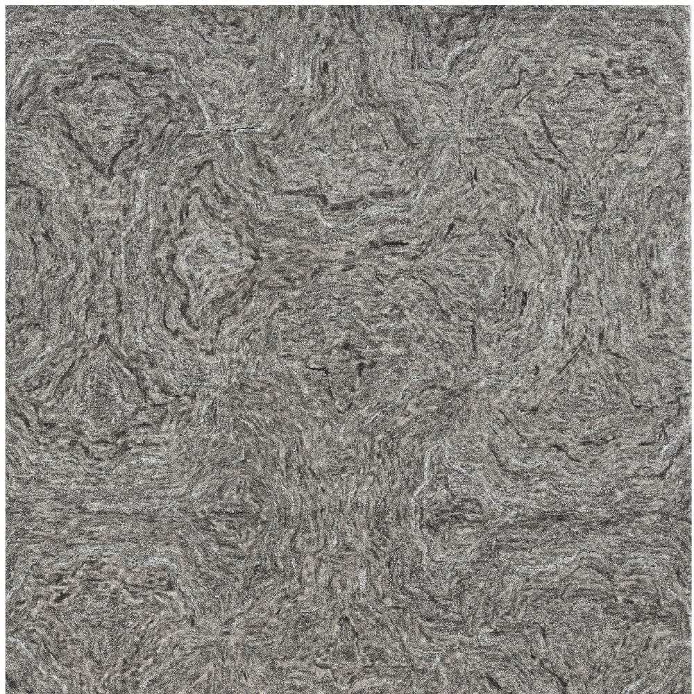 3' X 5' Grey Hand Tufted Abstract Indoor Area Rug - Homeroots - Flyclothing LLC
