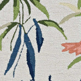 2' X 4' Ivory Pink Hand Hooked Flamingo Indoor Accent Rug - Homeroots - Flyclothing LLC