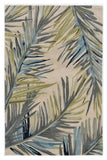 8' X 10' Ivory Hand Tufted Tropical Palms Indoor Area Rug - Homeroots - Flyclothing LLC
