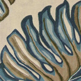 10' Ivory Hand Tufted Tropical Monstera Indoor Runner Rug - Homeroots - Flyclothing LLC