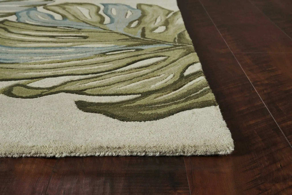 63 X 99 Ivory Wool Rug - Homeroots - Flyclothing LLC