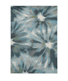 3' X 5' Teal Floral Area Rug - Homeroots - Flyclothing LLC