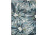 118 X 158 Teal Polypropylene Rug - Homeroots - Flyclothing LLC
