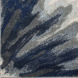 3' X 5' Ivory and Blue Floral Area Rug - Homeroots - Flyclothing LLC