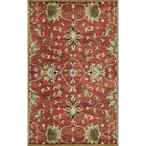 3' X 5' Sienna Medallion Vines Wool Rug - Homeroots - Flyclothing LLC