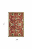 60 X 96 Sienna Wool Rug - Homeroots - Flyclothing LLC