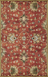 9' X 13' Sienna Orange Hand Tufted Traditional Floral Allover Indoor Area Rug - Homeroots - Flyclothing LLC