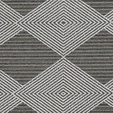 4' X 6' Gray and Ivory Geometric Area Rug - Homeroots - Flyclothing LLC