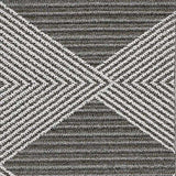 7' X 9' Grey Or Ivory Geometric Diamonds Indoor Outdoor Area Rug - Homeroots - Flyclothing LLC