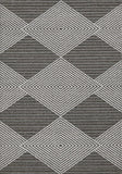 7' X 9' Grey Or Ivory Geometric Diamonds Indoor Outdoor Area Rug - Homeroots - Flyclothing LLC