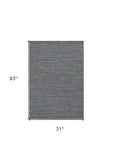2' X 8' Denim Industrial Runner Rug - Homeroots - Flyclothing LLC