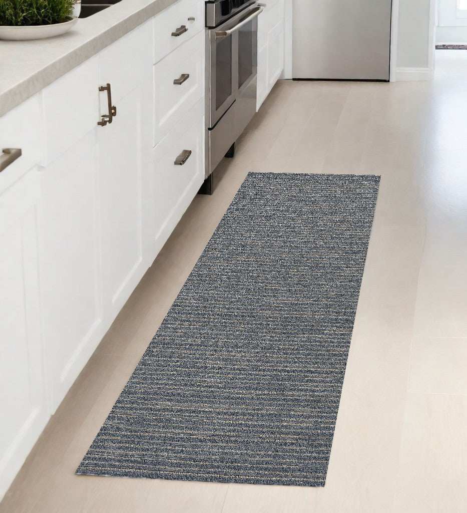 2' X 8' Denim Industrial Runner Rug - Homeroots - Flyclothing LLC