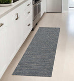 2' X 8' Denim Industrial Runner Rug - Homeroots - Flyclothing LLC