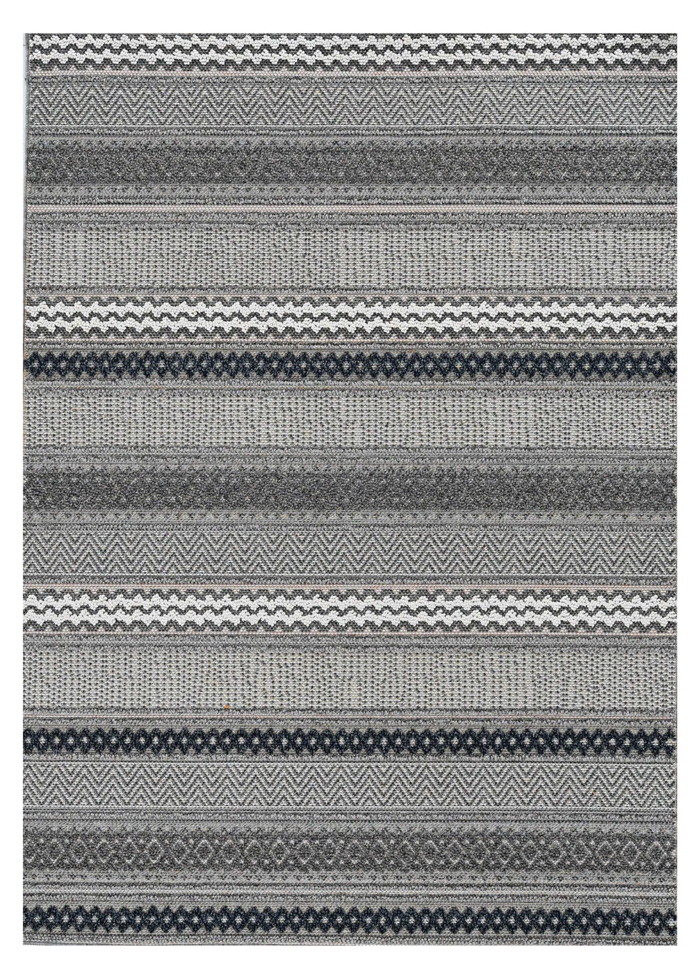 4' X 6' Taupe Striped Area Rug - Homeroots - Flyclothing LLC