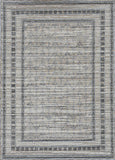 8' X 10' Gray Striped Indoor Outdoor Area Rug - Homeroots - Flyclothing LLC