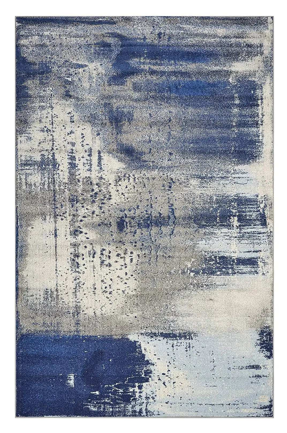 8' X 10' Blue Shag Area Rug - Homeroots - Flyclothing LLC