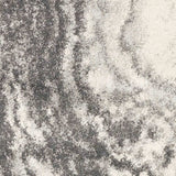 3' X 5' Ivory Grey Machine Woven Marble Indoor Area Rug - Homeroots - Flyclothing LLC