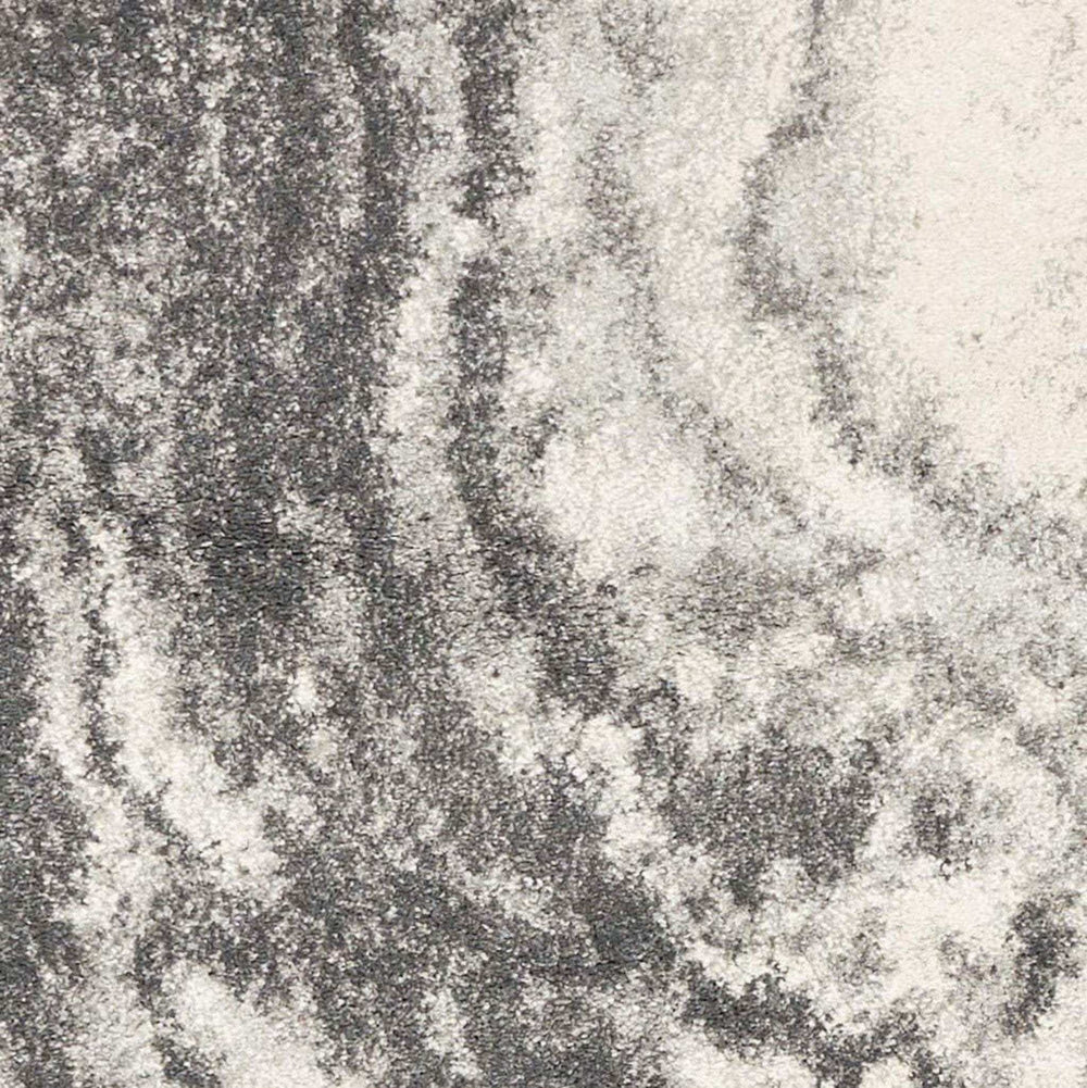 5' X 8' Ivory Grey Machine Woven Marble Indoor Area Rug - Homeroots - Flyclothing LLC